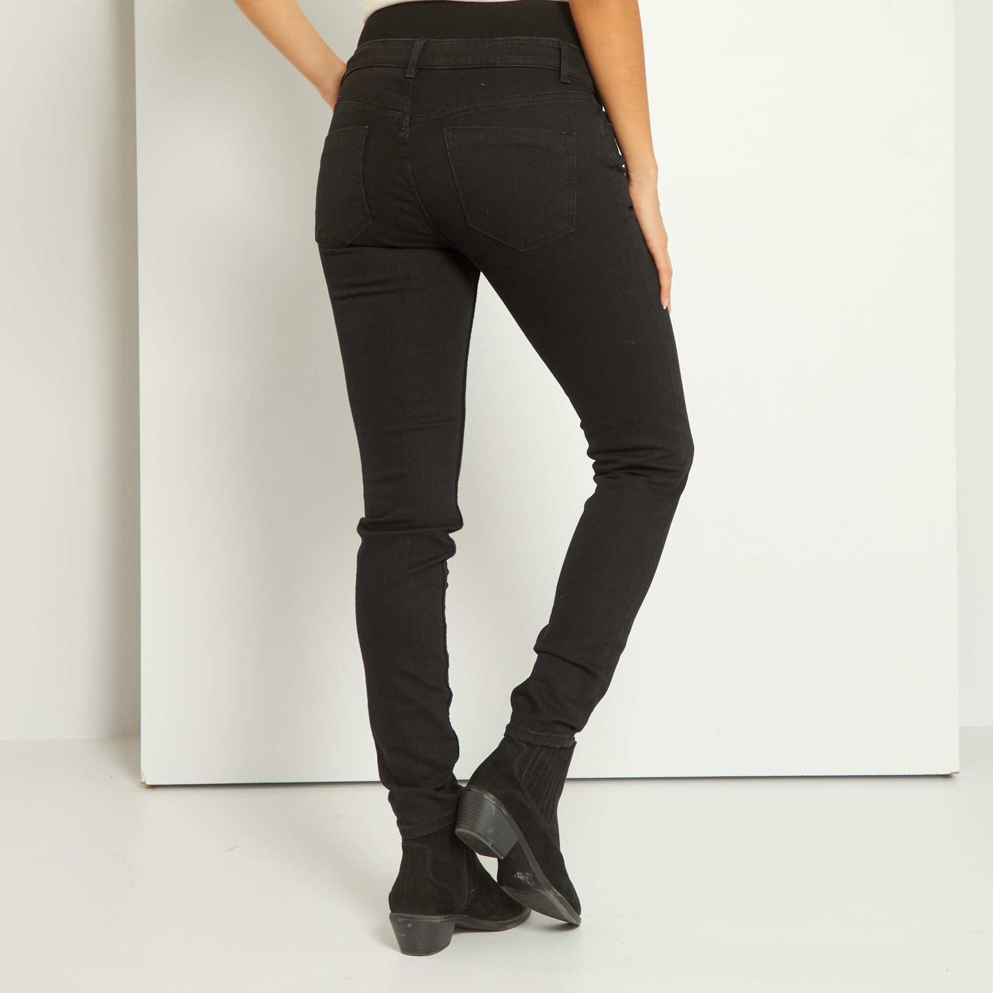 Jean slim grossesse L30 Noir