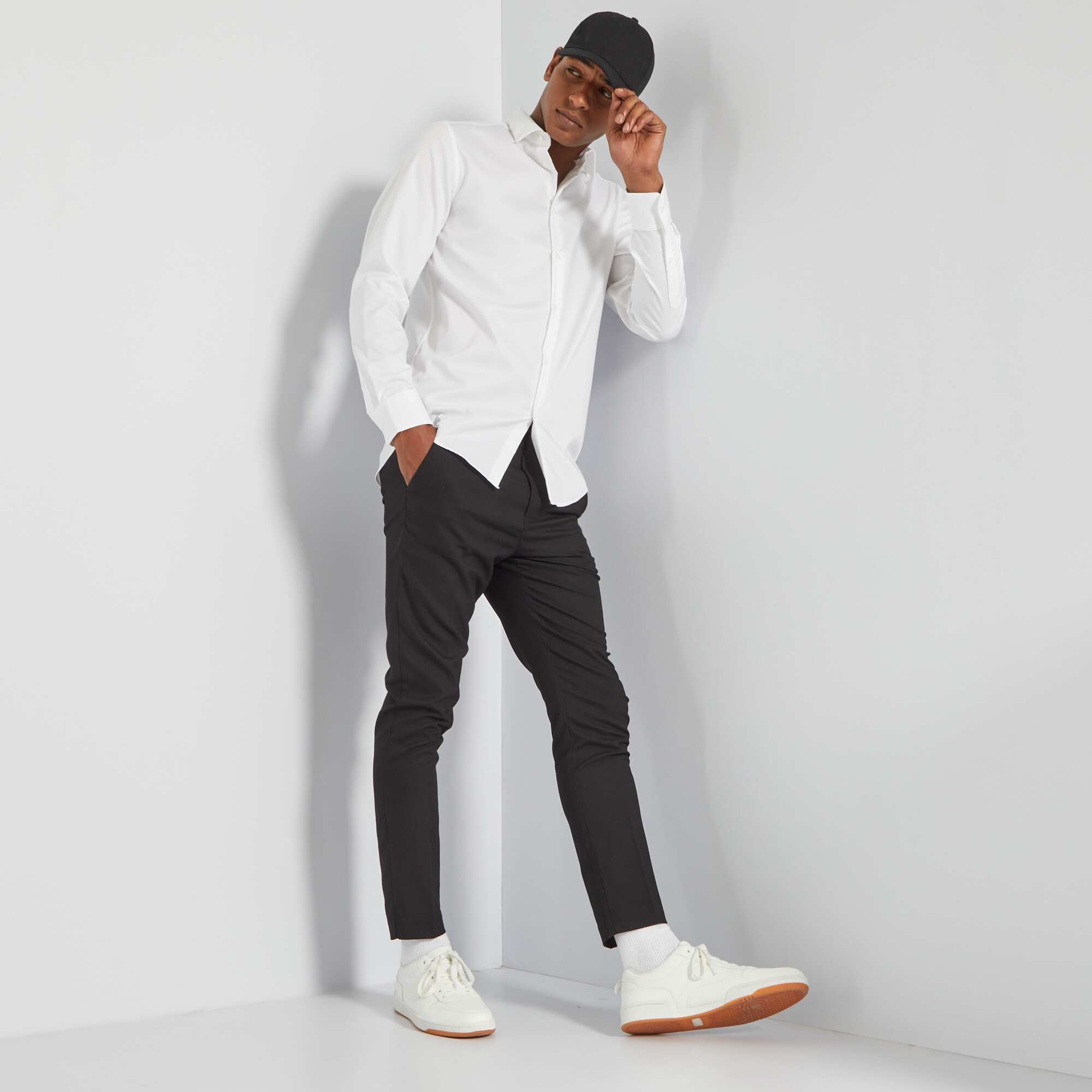 Chemise Kiabi Blanche Taille S - Jamais Portée, Comme Neuve - Viscose, Style Basique - Occasion Très Bon état