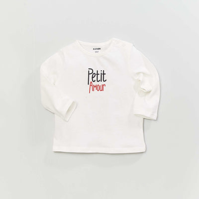 T-shirt en maille jersey Blanc