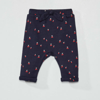 Pantalon sarouel imprim co-con u Bleu marine