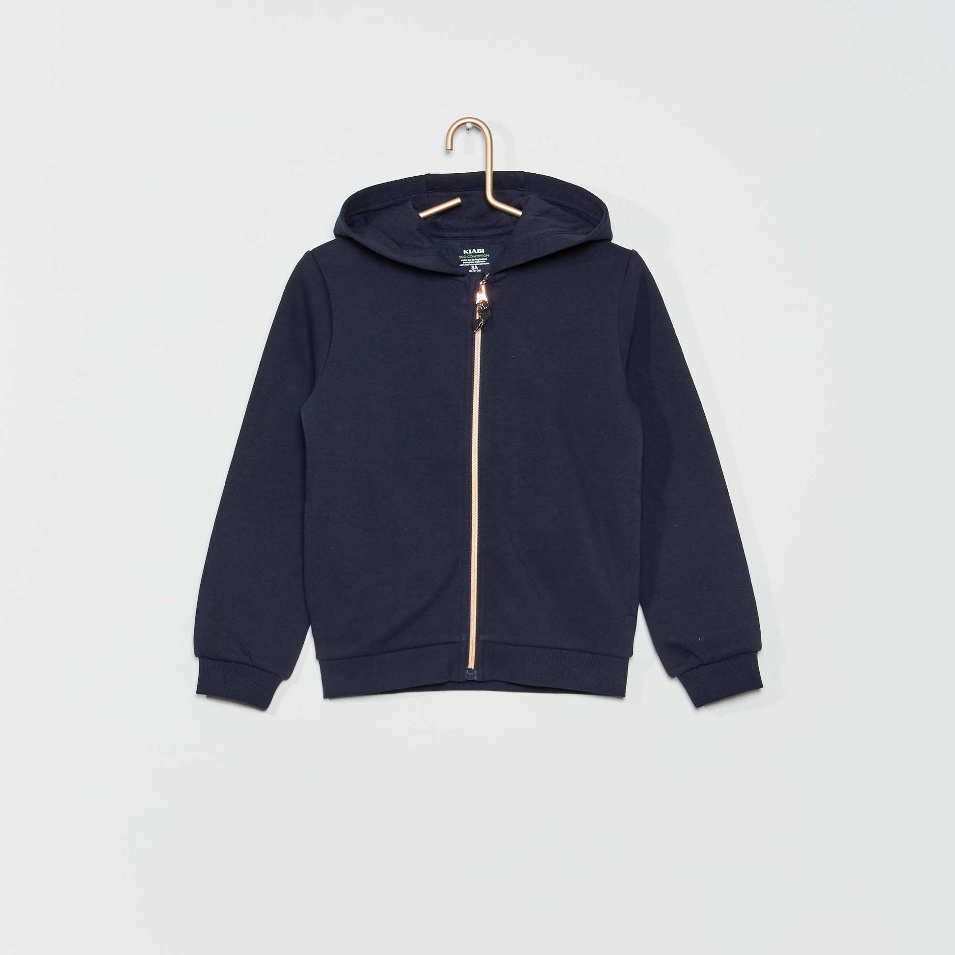 Veste capuche bleu marine