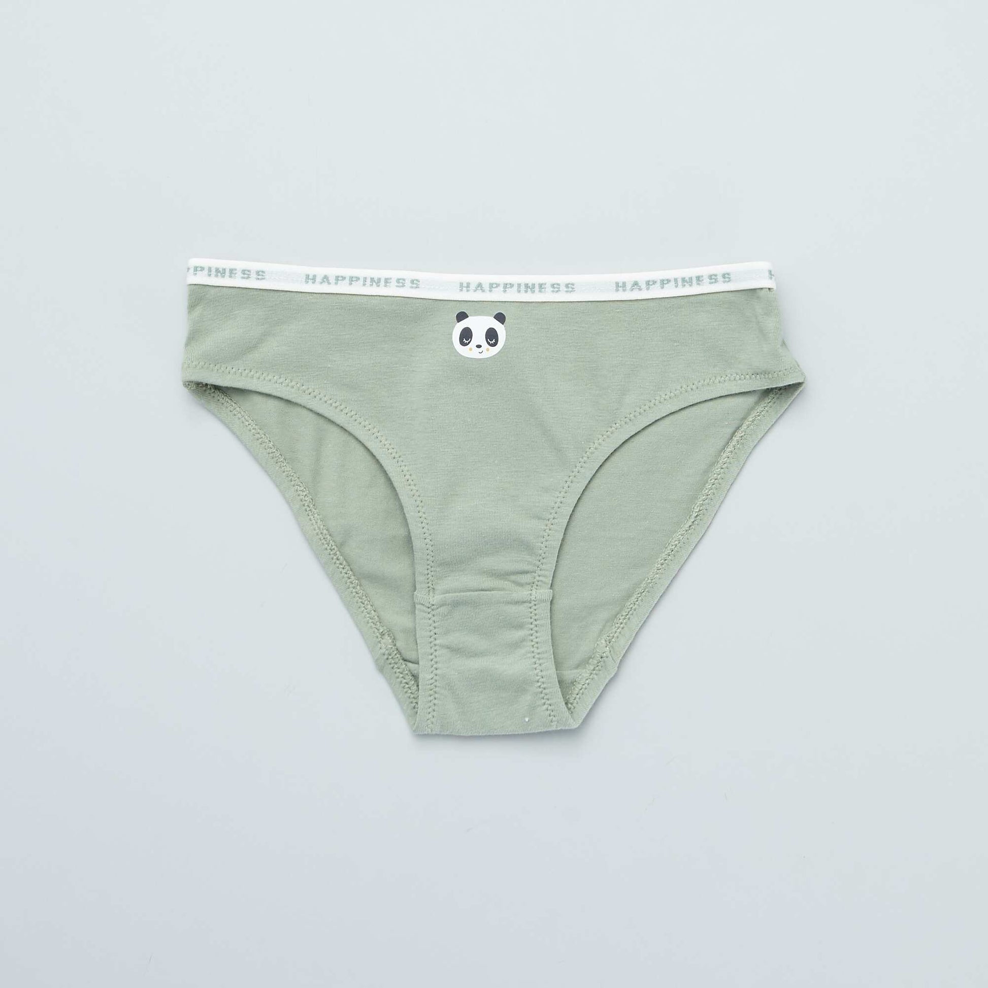 Lot 4 culottes en coton Vert/rose/jaune