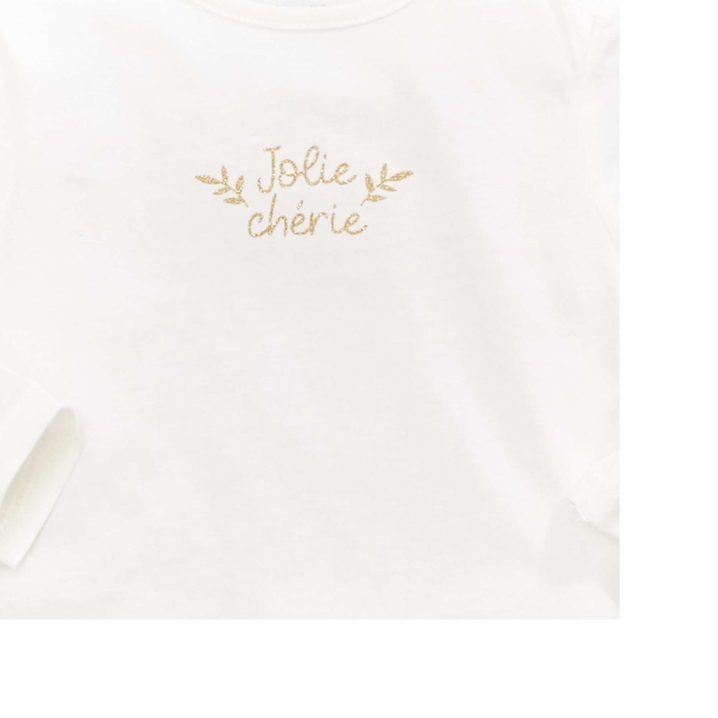 T-Shirt manches longues imprim Blanc