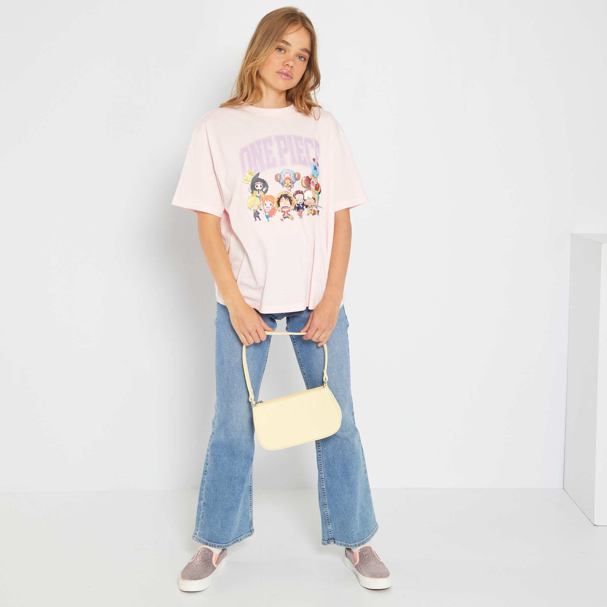 Jean flare effet destroy Double stone