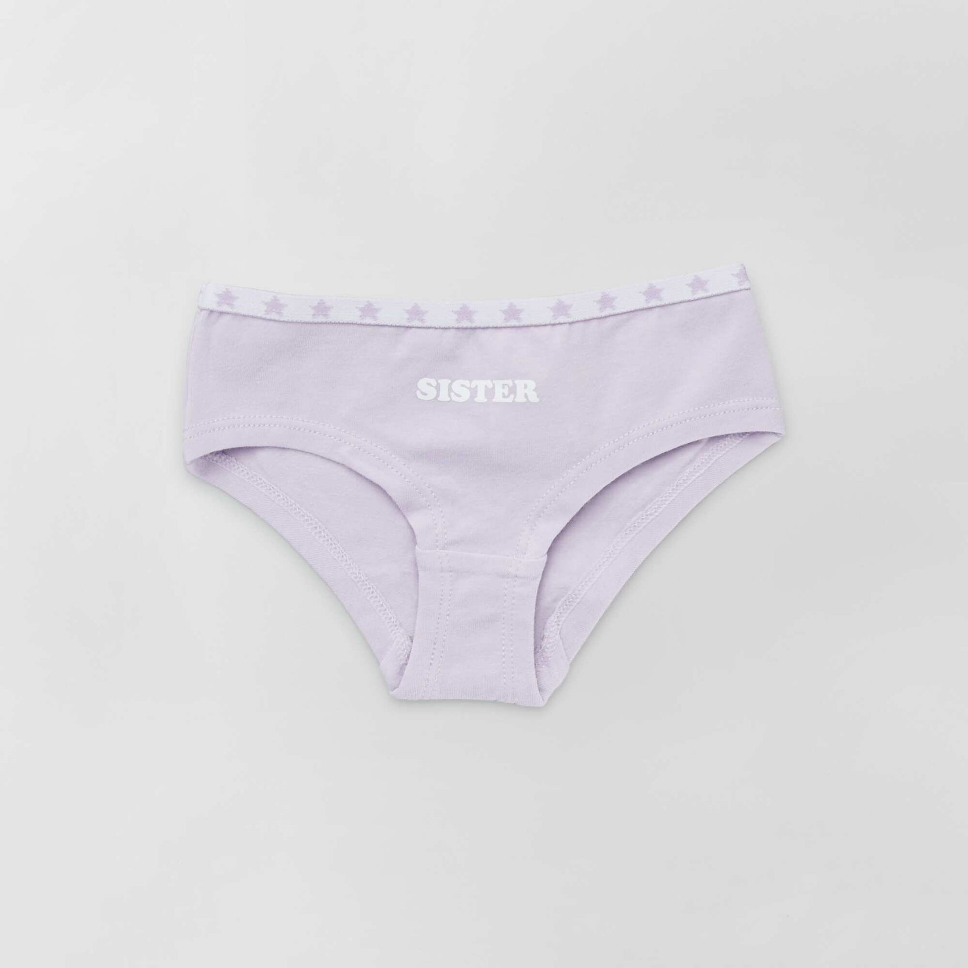 Lot 3 shortys imprim Violet/gris