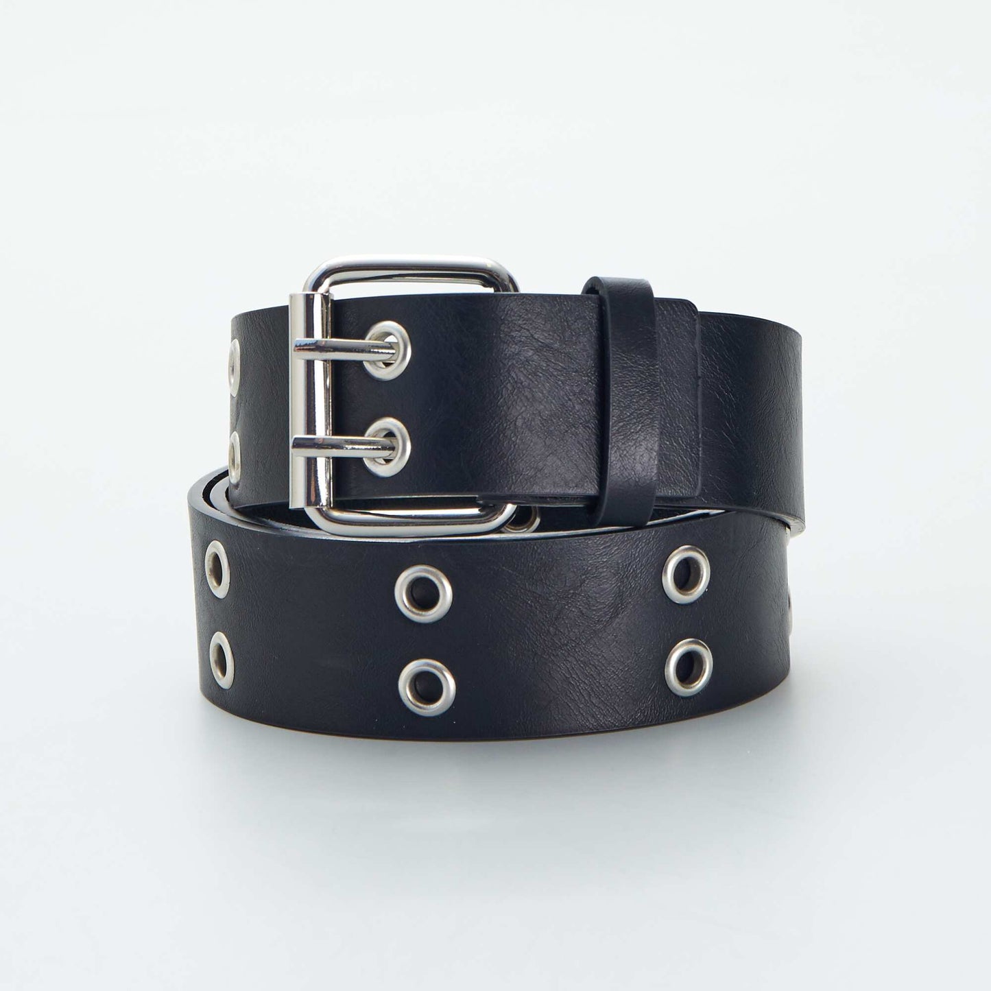 Ceinture avec œillets fantaisie noir