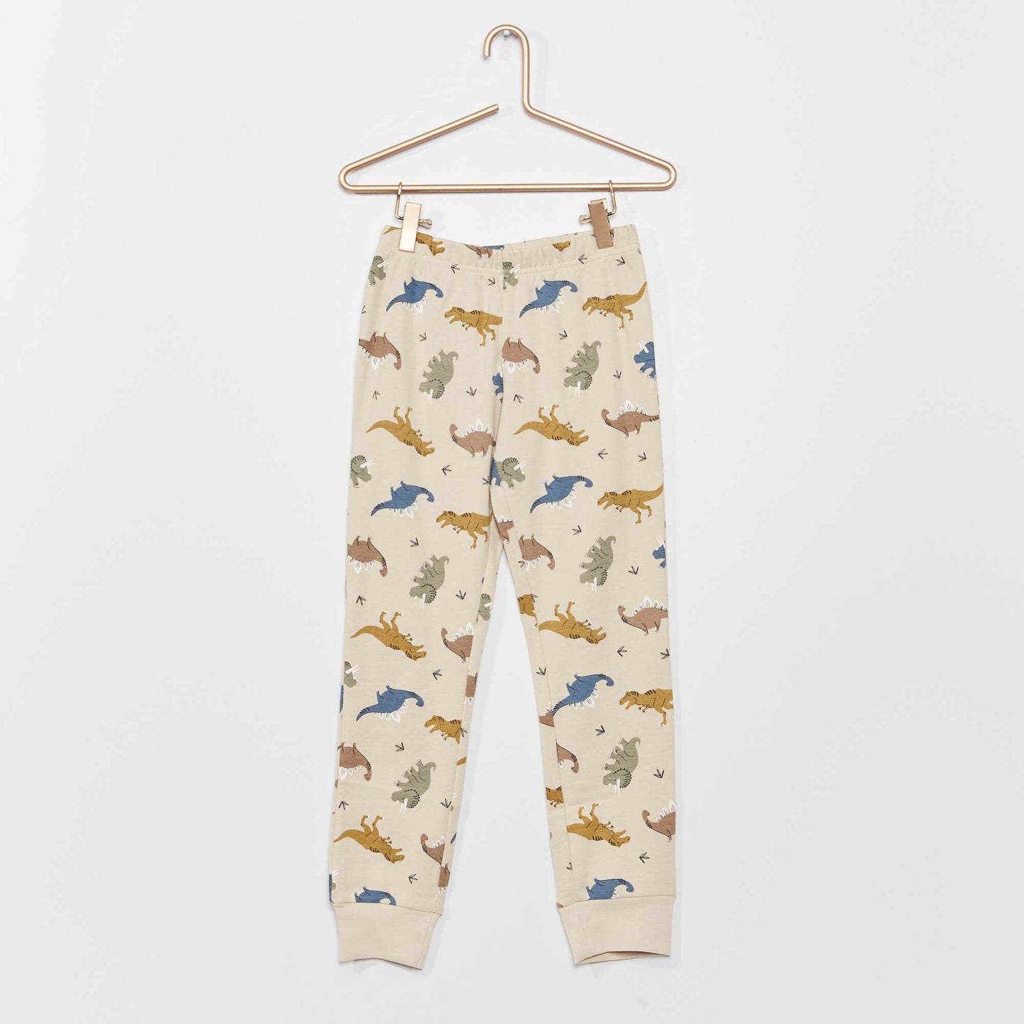 Pyjama en jersey fantaisie - 2 pi ces Marron/beige