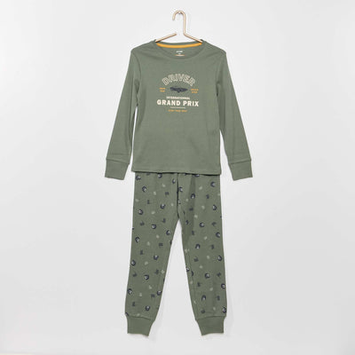 Pyjama en jersey fantaisie - 2 pi ces Vert