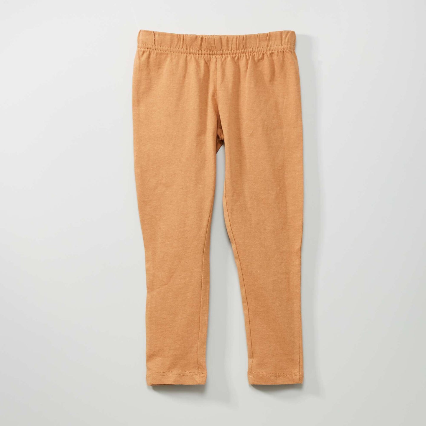 Pyjama long imprim en coton 2 pi ces Marron glac