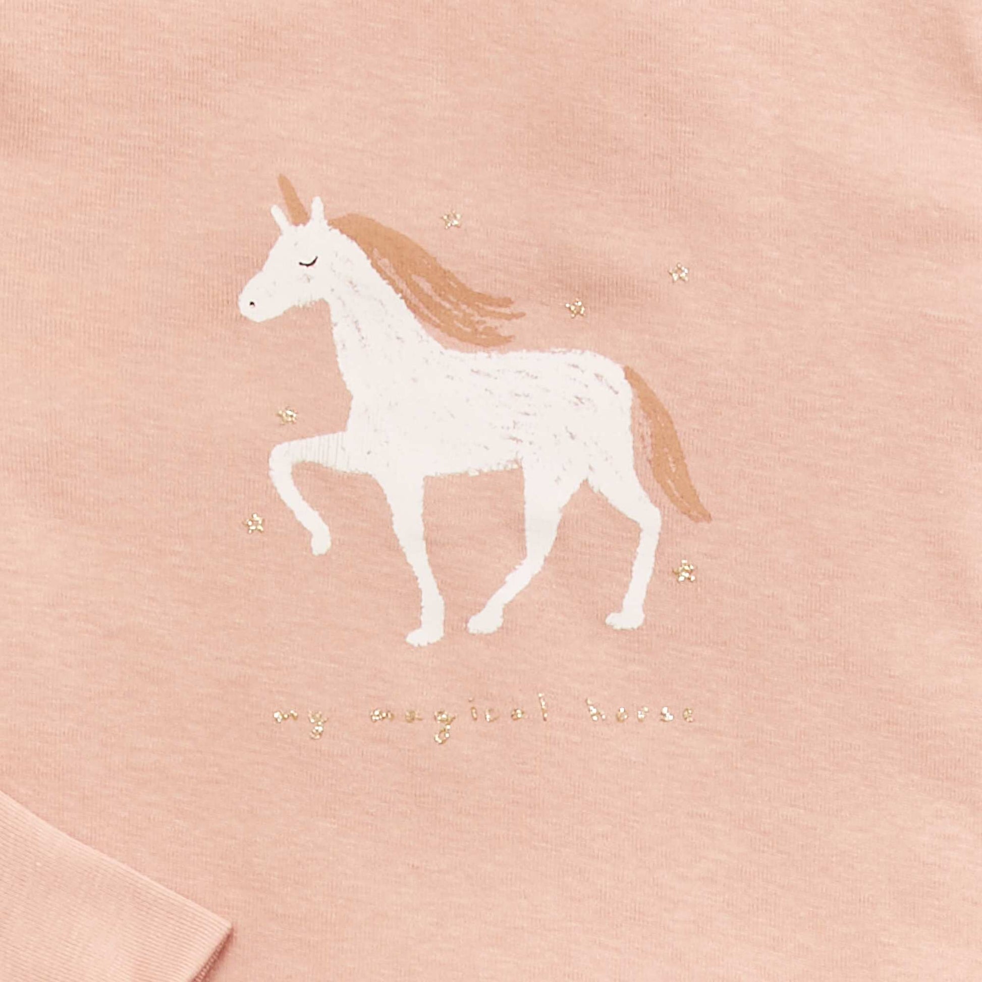 Pyjama long fantaisie - 2 pi ces Rose