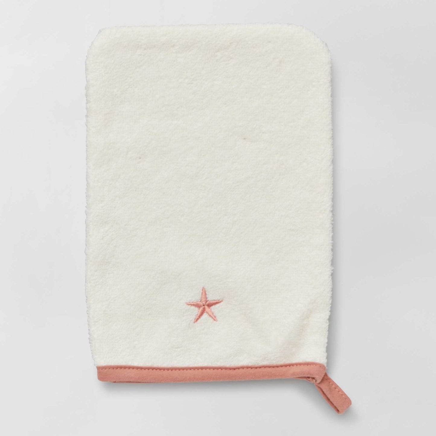 Cape de bain + gant de toilette Rose