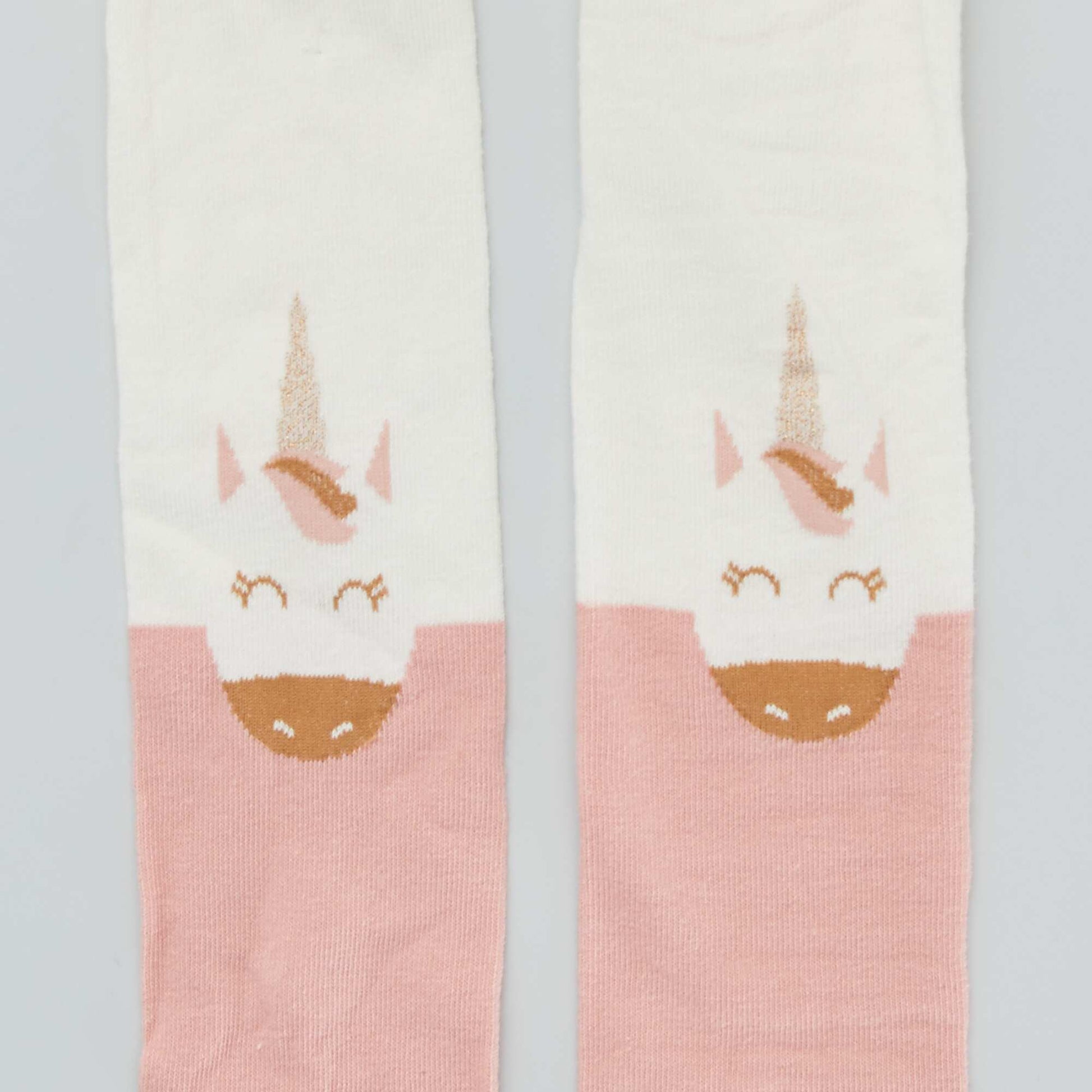 Collants chauds avec imprim fantaisie - Lot de 2 Rose