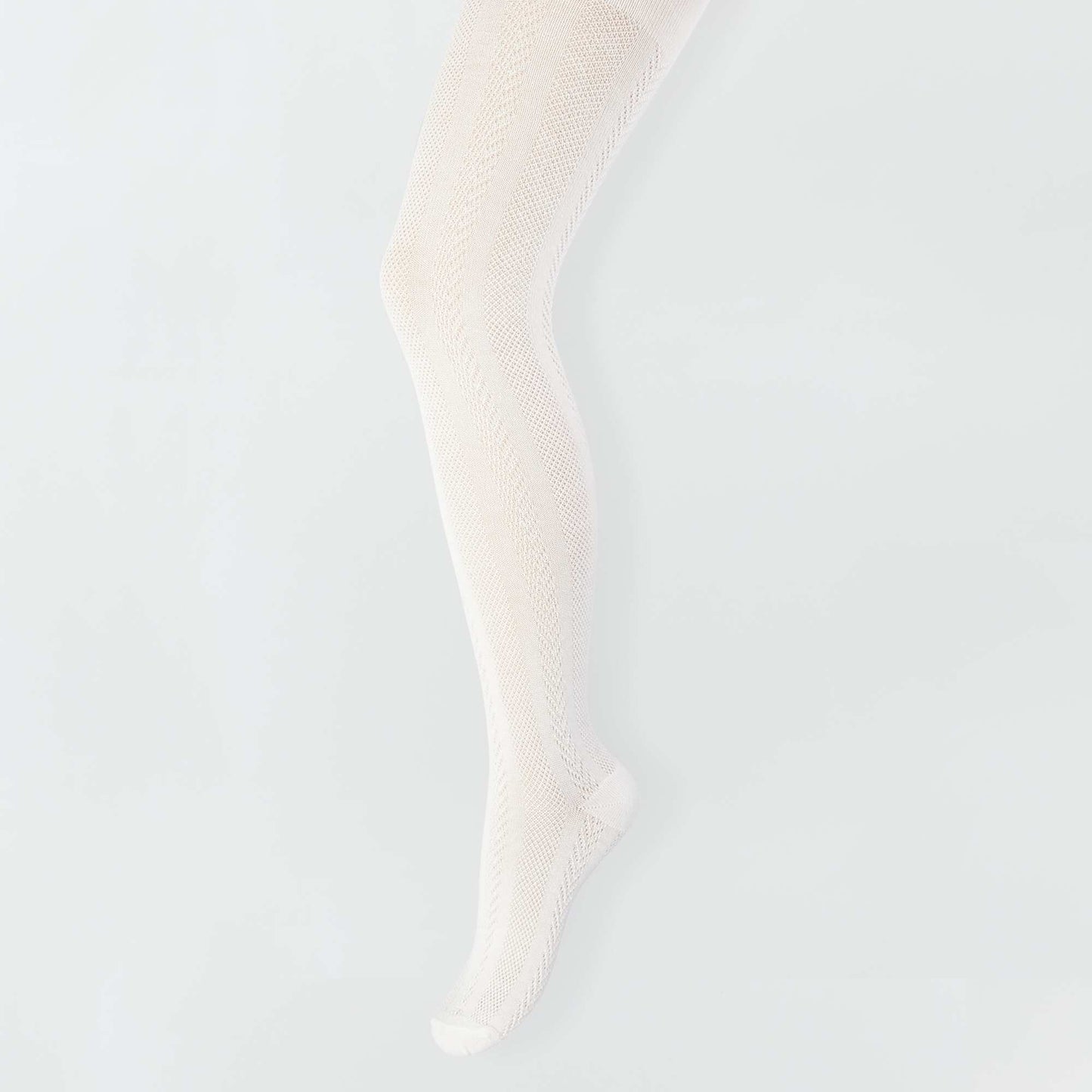 Collants chauds au toucher doux Blanc