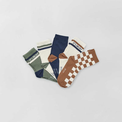 Lot de 5 paire de chaussettes Beige