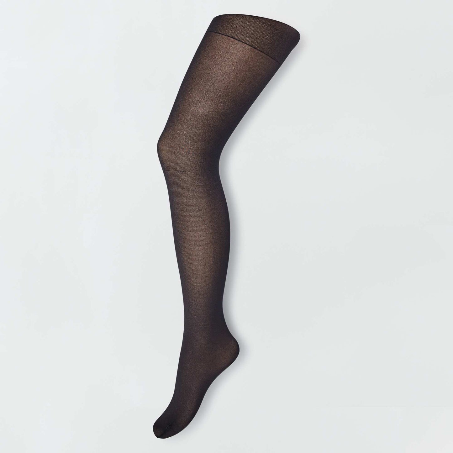 Lot de 2 collants maille fantaisie Blanc/Noir