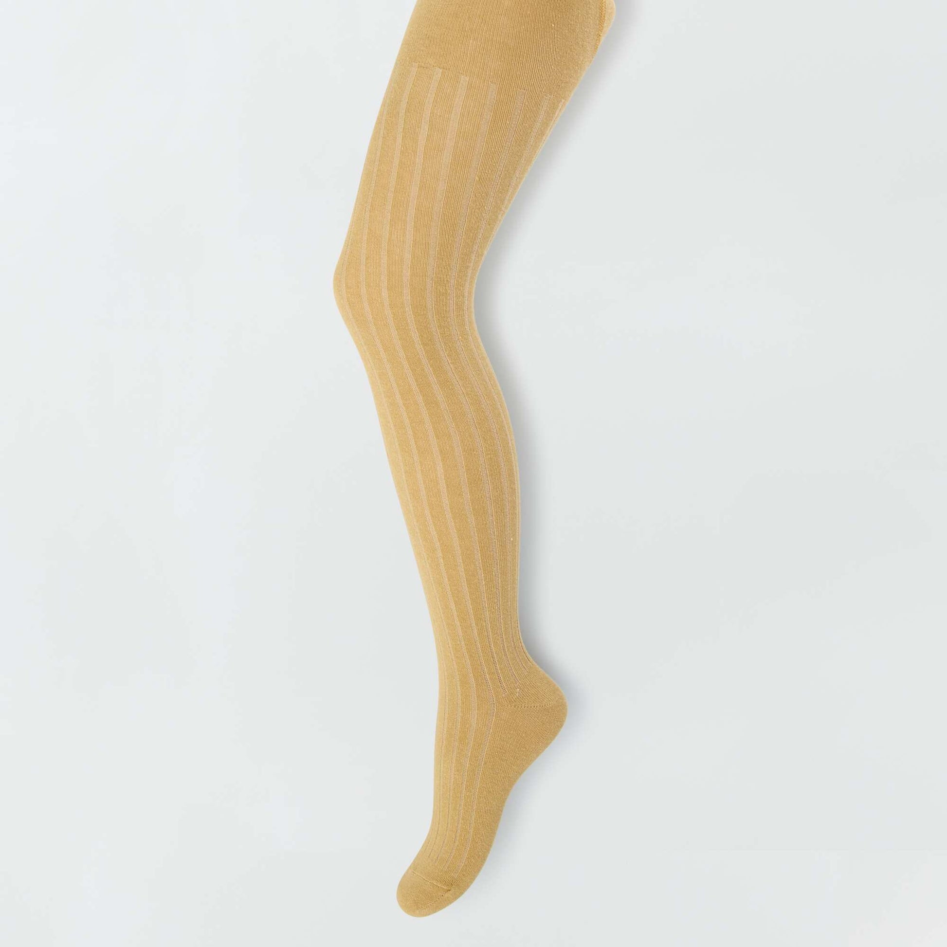 Collants chauds en maille c tel e - Lot de 2 Blanc/beige