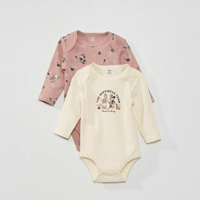 Bodies 'Disney' en jersey - Lot de 2 Rose 'Minnie'
