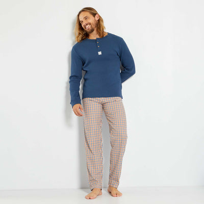 Pyjama long - 2 pi ces Bleu