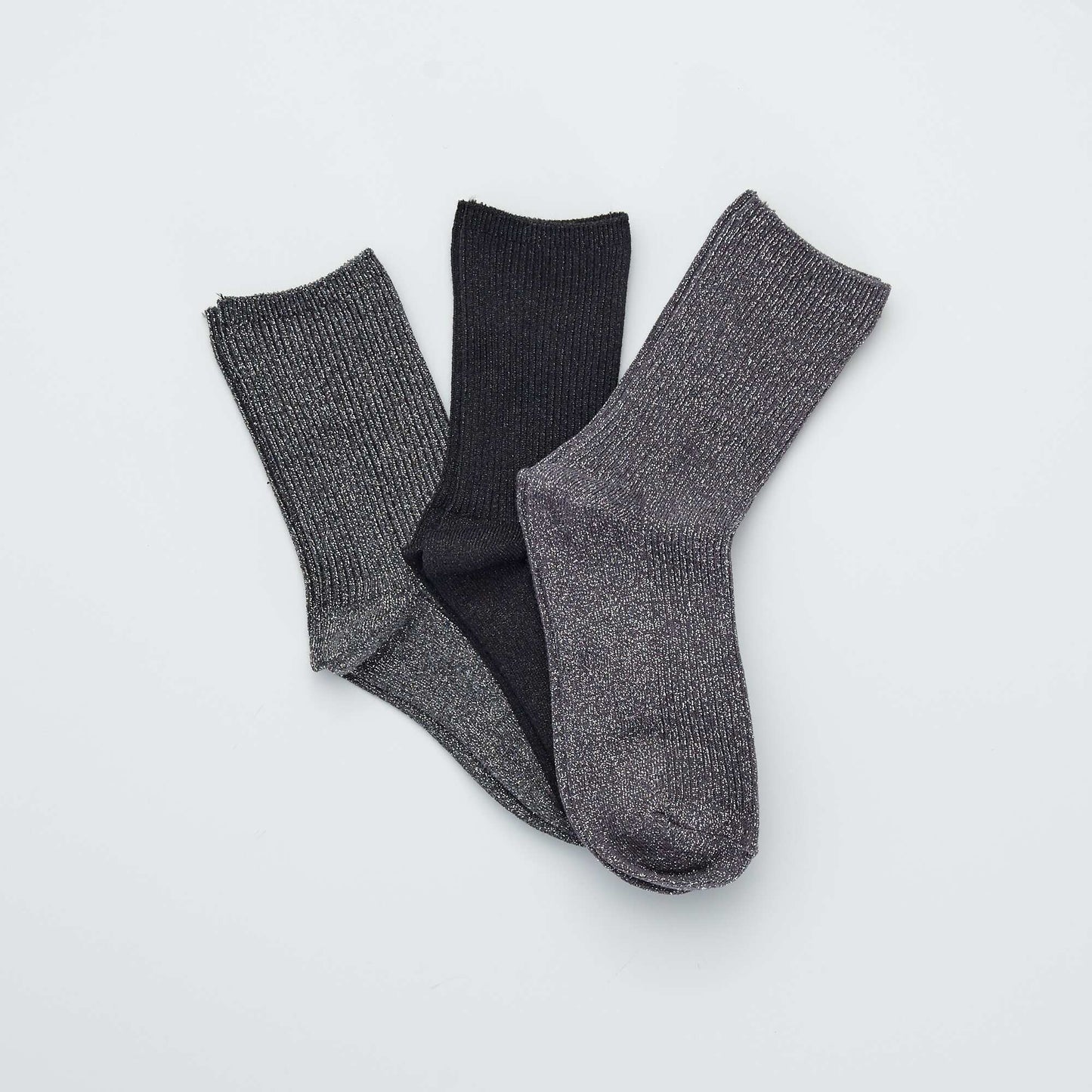 Lot de 3 paires de chaussettes noir