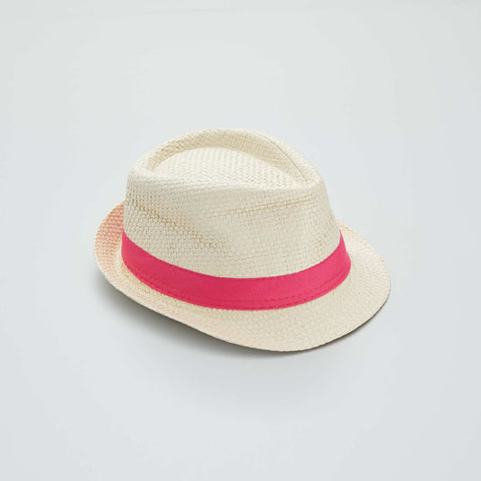 Chapeau en paille Beige