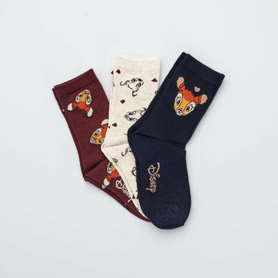 Lot de 3 paires de chaussettes 'Disney' ROSE