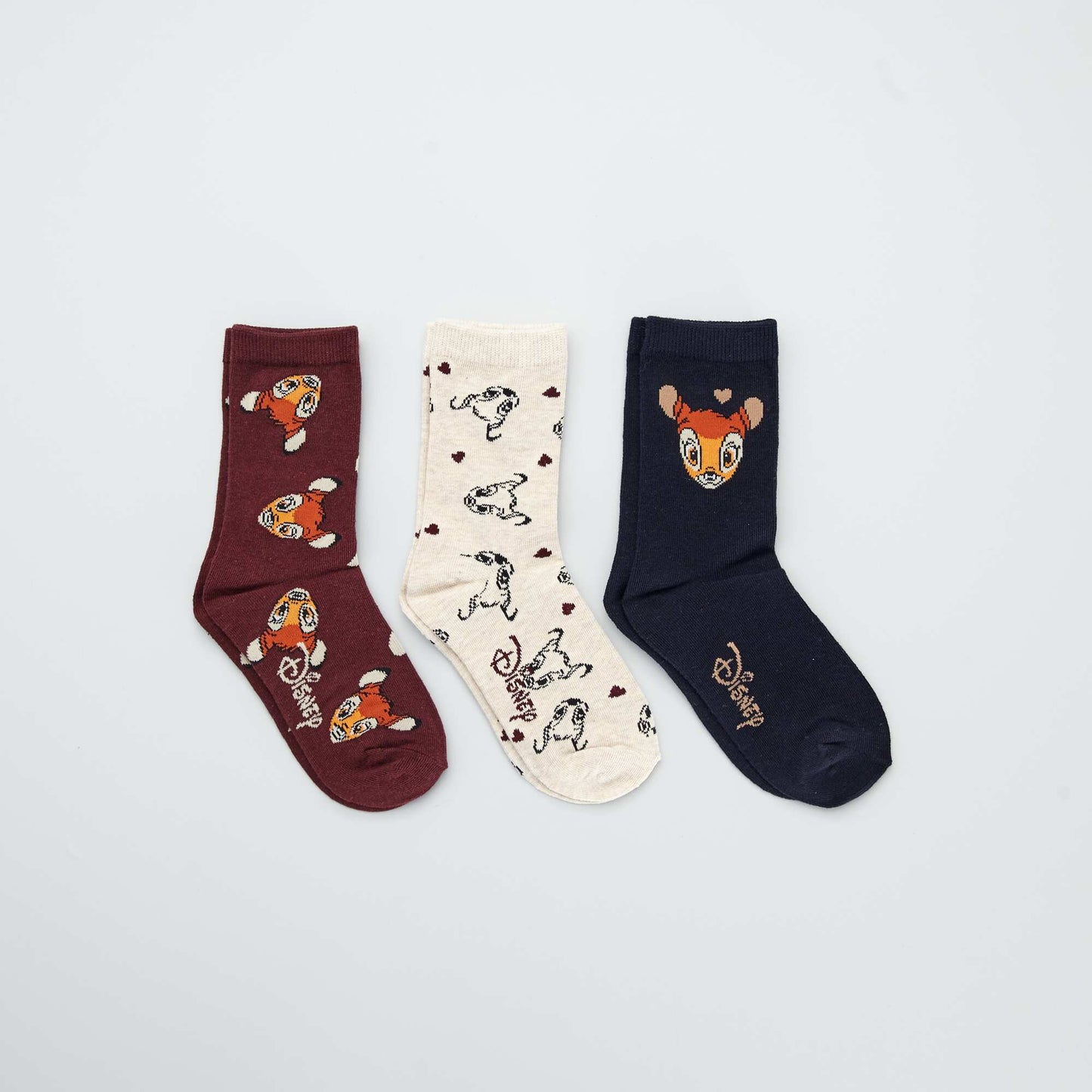 Lot de 3 paires de chaussettes 'Disney' ROSE