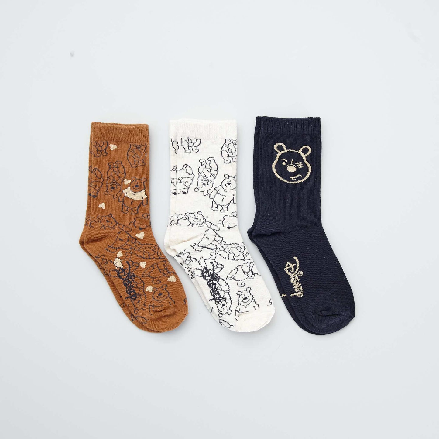 Lot de 3 paires de chaussettes 'Disney' winnie