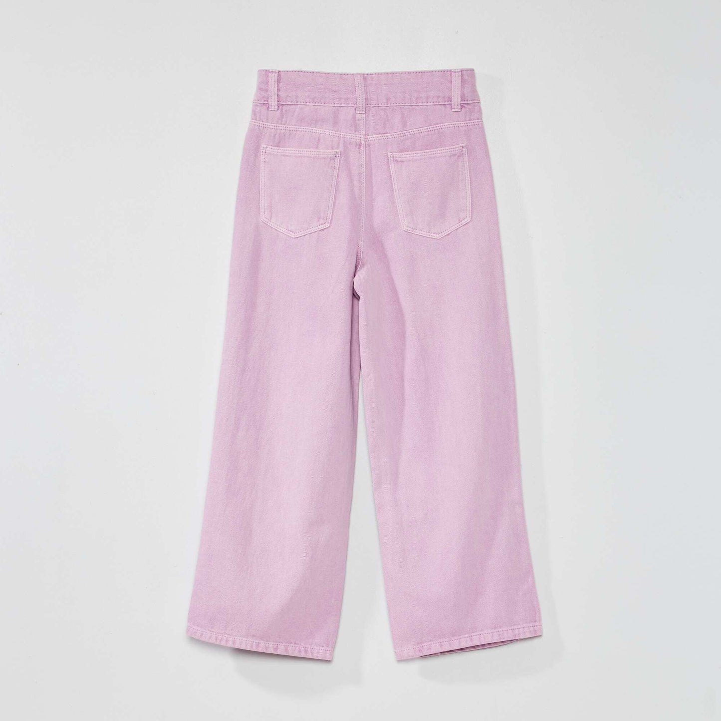 Pantalon wide leg - 5 poches Lilas