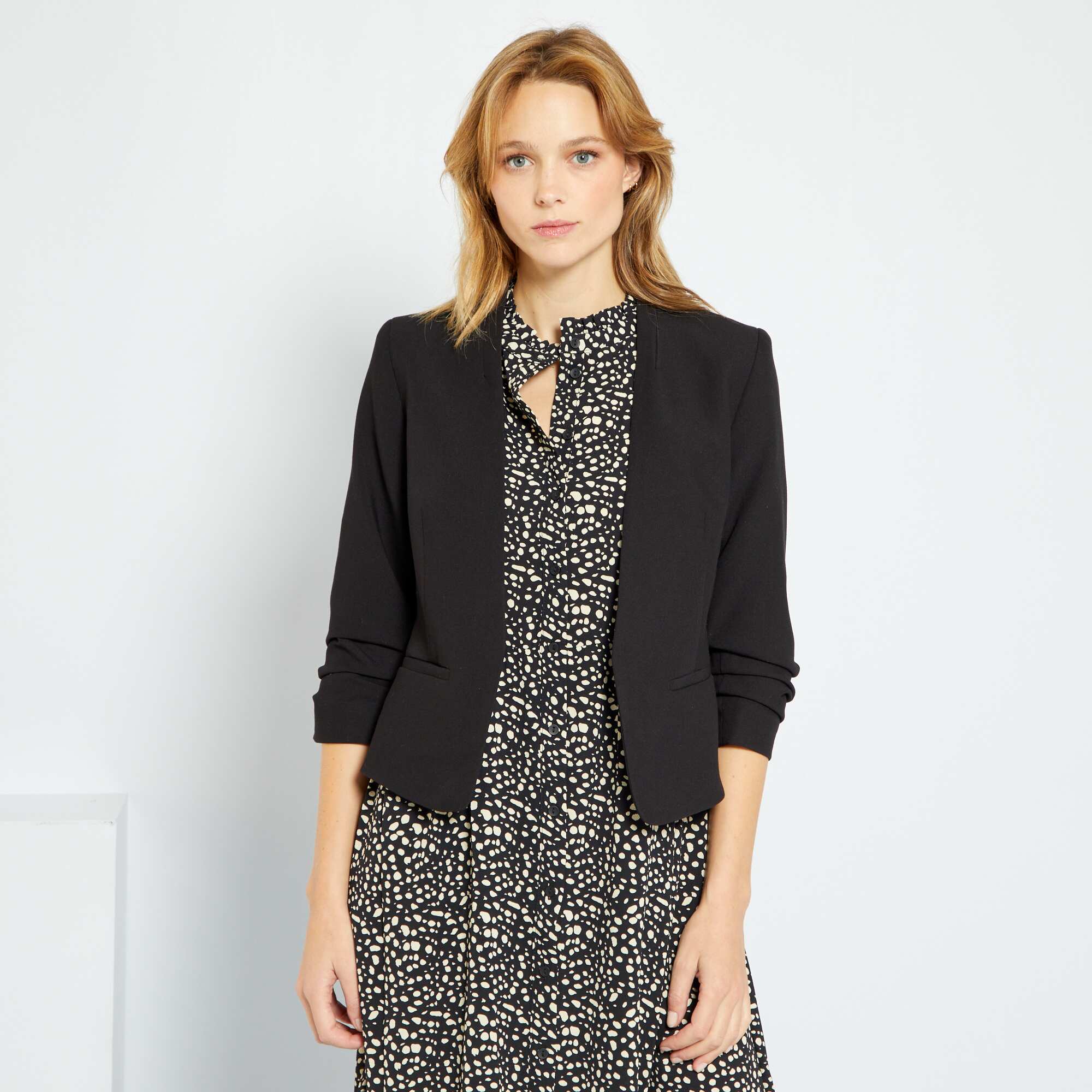 Blazer noir femme kiabi new arrivals