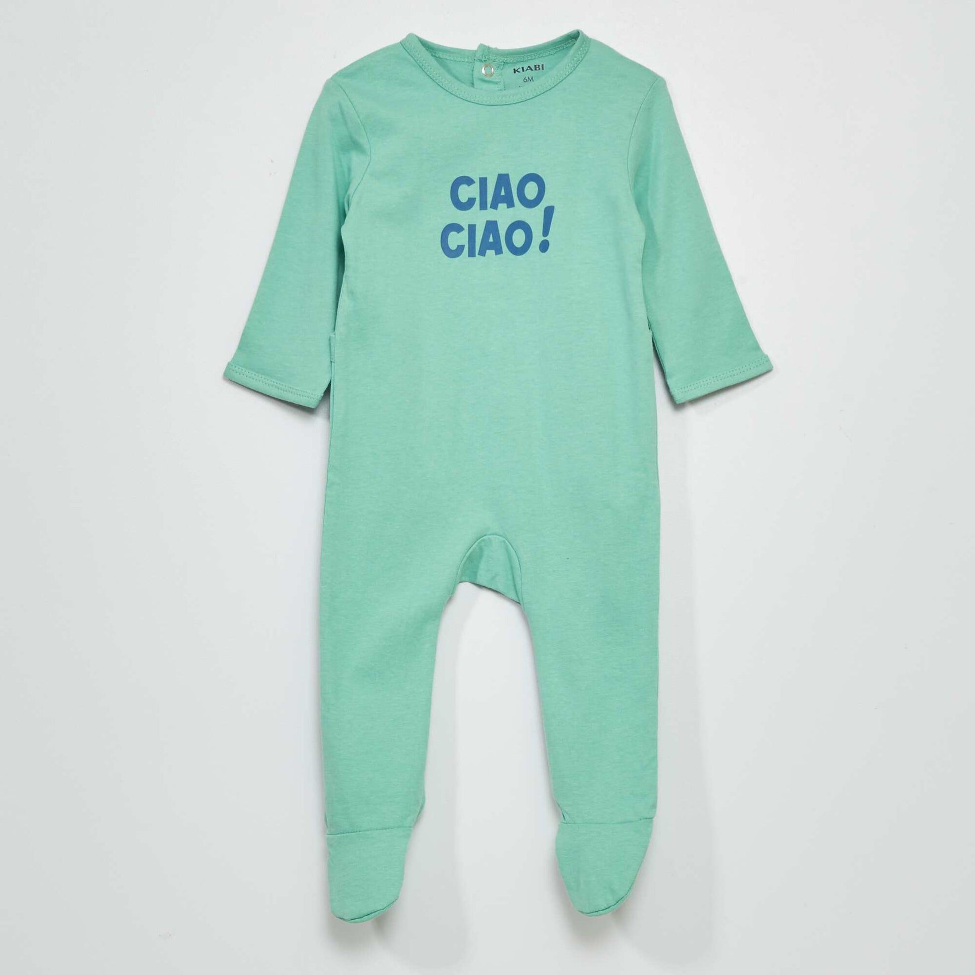 Pyjama dors-bien en jersey Vert