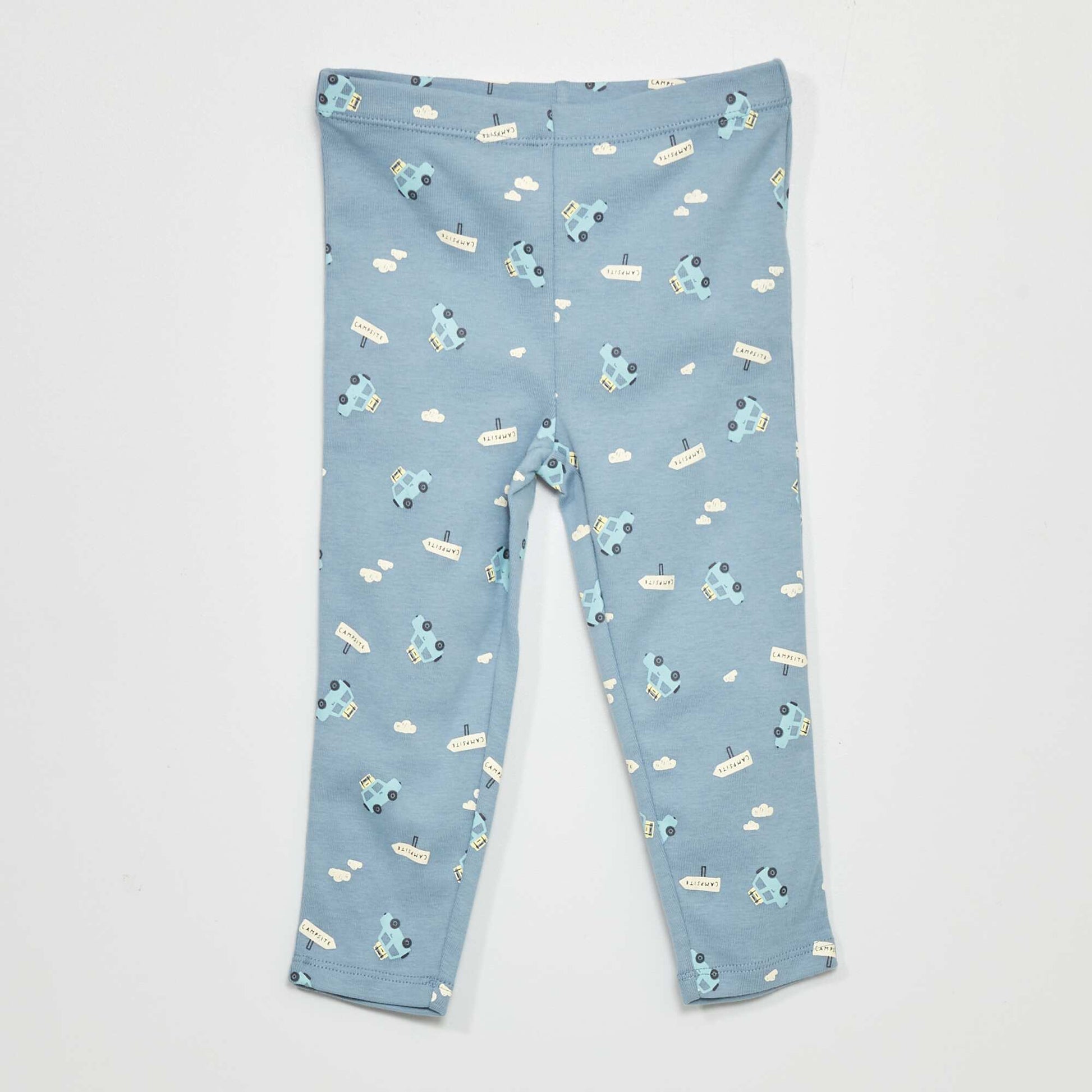 Pyjama long imprim - 2 pi ces Bleu