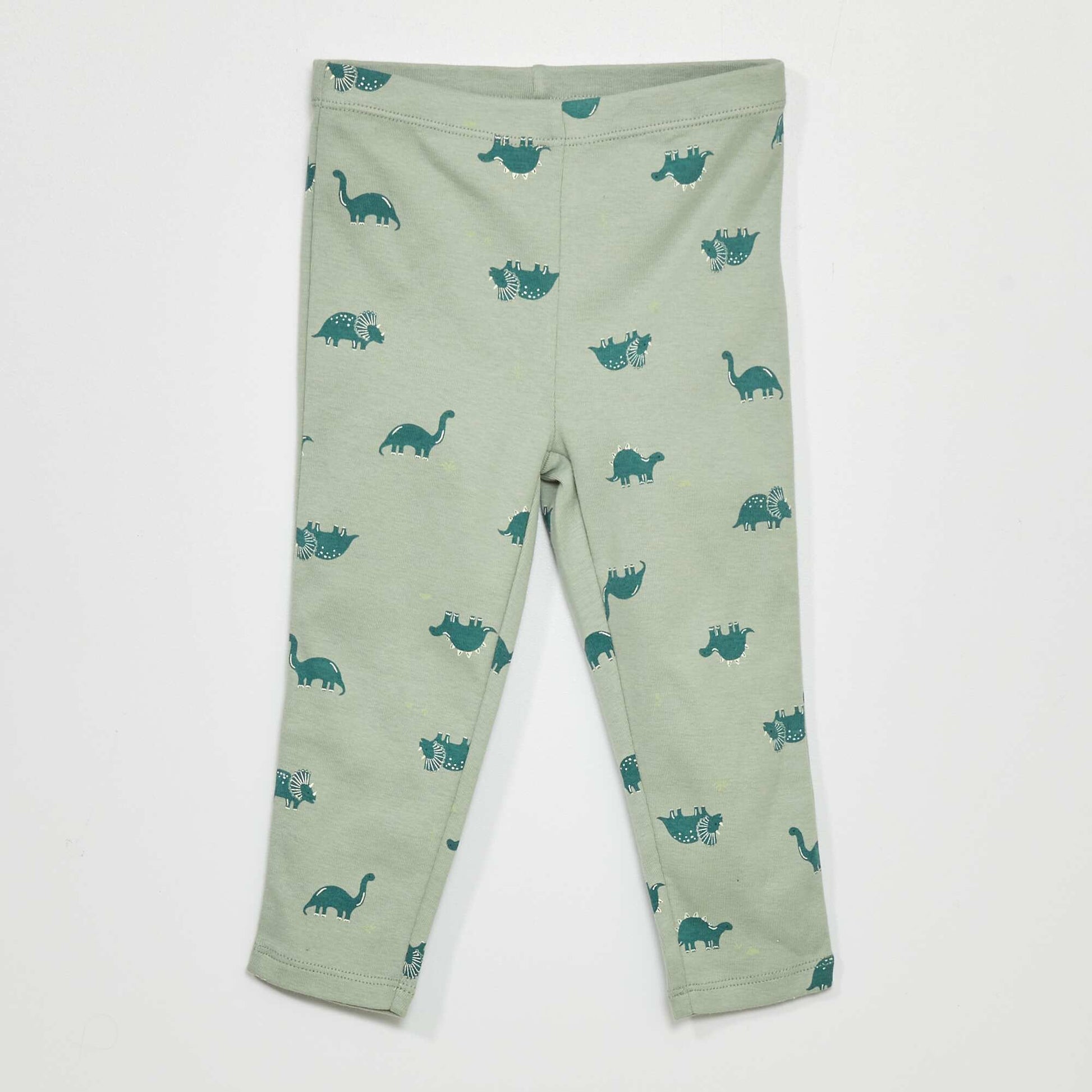 Pyjama long imprim - 2 pi ces Vert