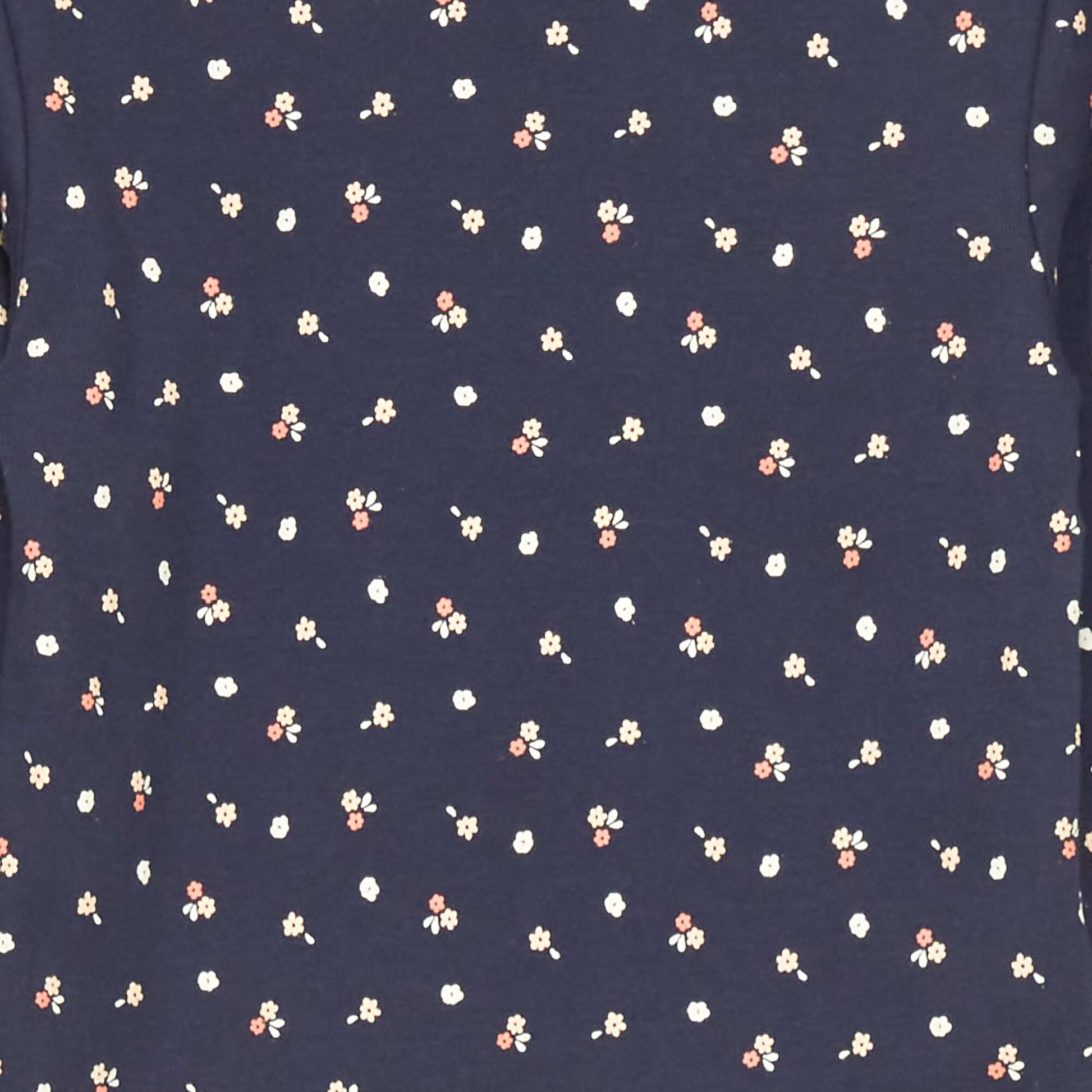 Pyjama long imprim - 2 pi ces Bleu marine