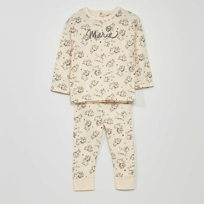 Ensemble de pyjama - 2 pi ces Beige