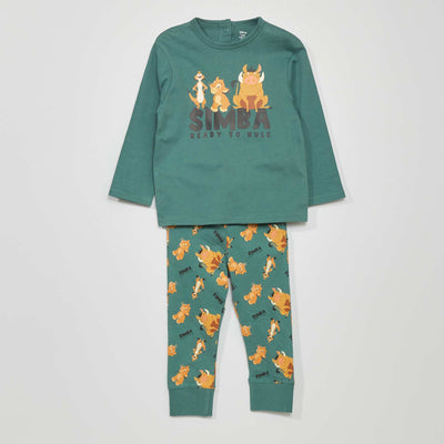 Ensemble de pyjama - 2 pi ces Vert