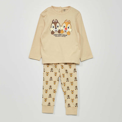 Ensemble de pyjama - 2 pi ces Beige