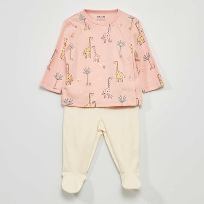 Ensemble pyjama - 2 pi ces Rose