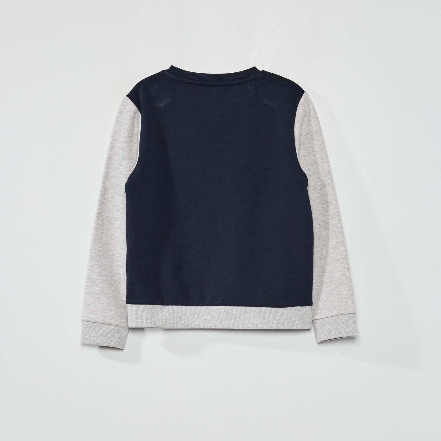 Sweat en molleton imprim 'Houston' Gris
