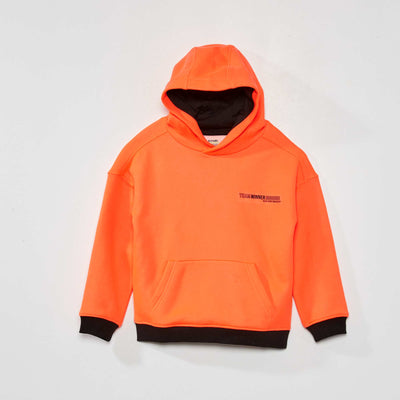 Sweat capuche Orange