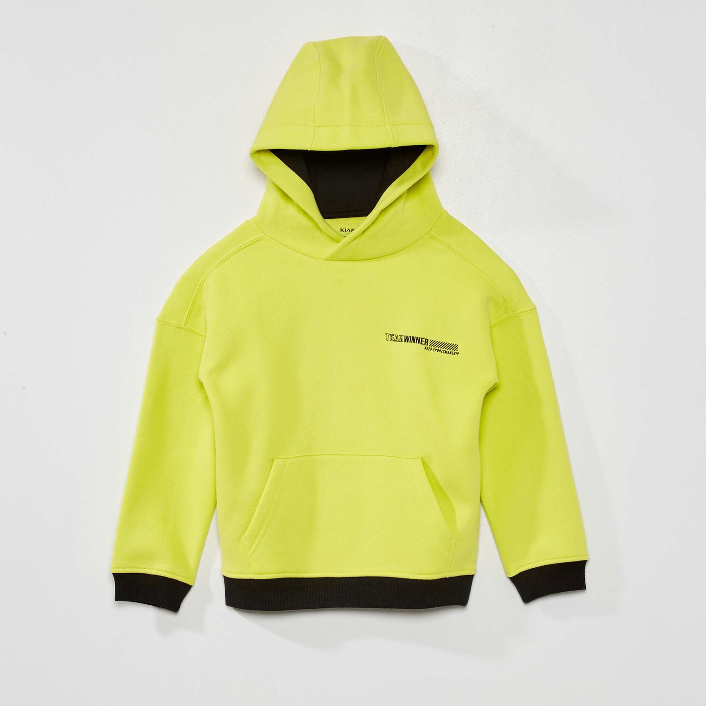 Sweat capuche Jaune