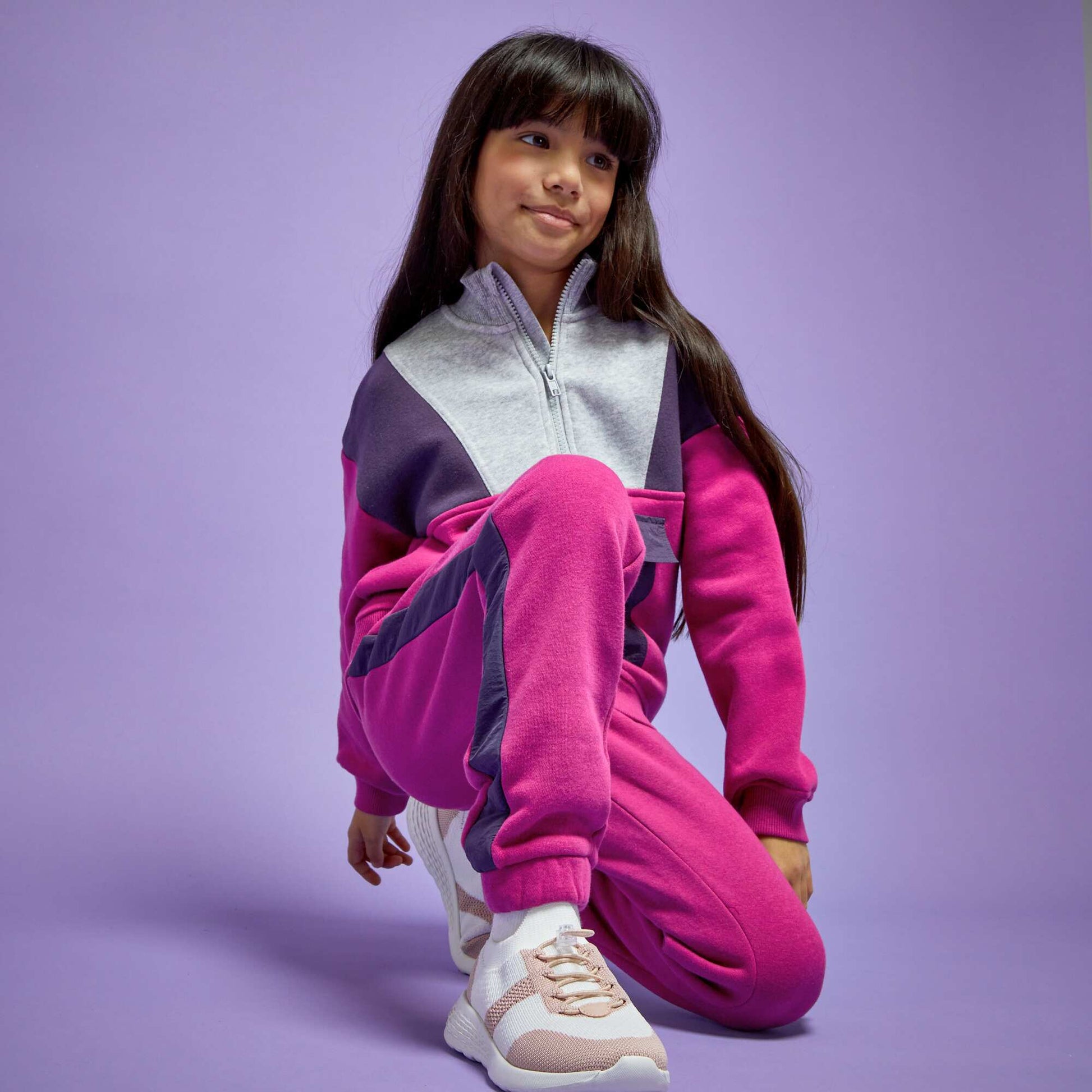Jogging en molleton Rose