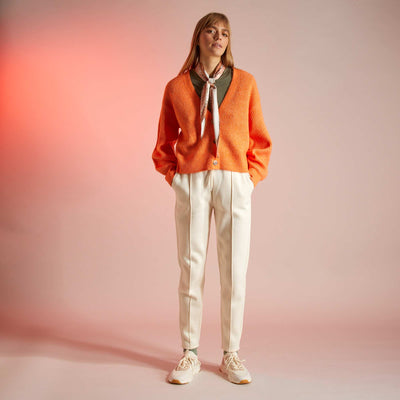 Pantalon de sport en molleton Beige