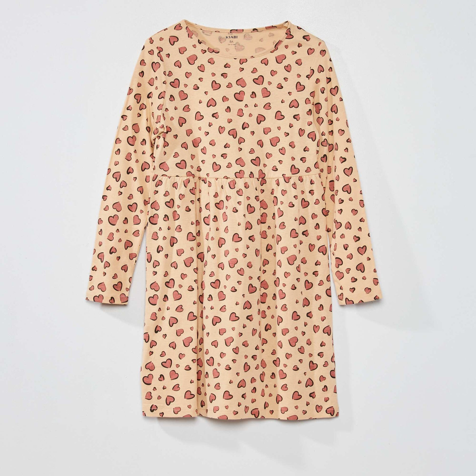 Robe vas e imprim 'z bre' Beige