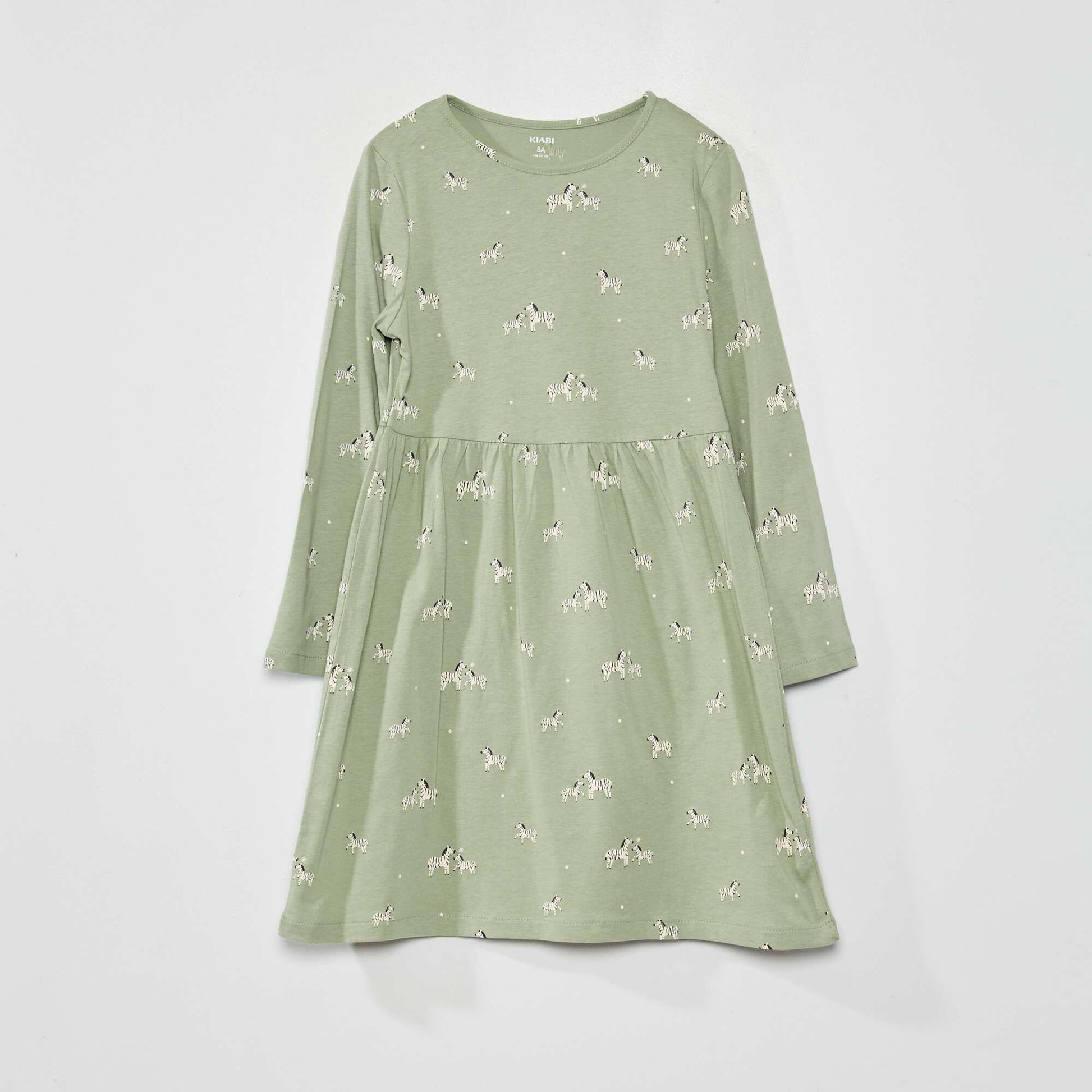 Robe vas e imprim 'z bre' Vert d'eau