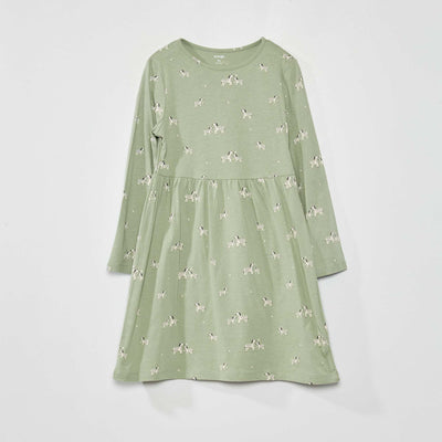 Robe vas e imprim 'z bre' Vert d'eau