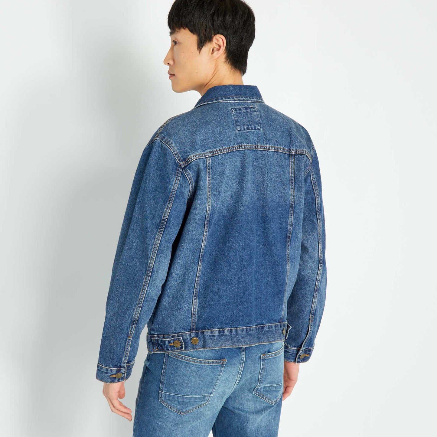 Veste en denim Bleu