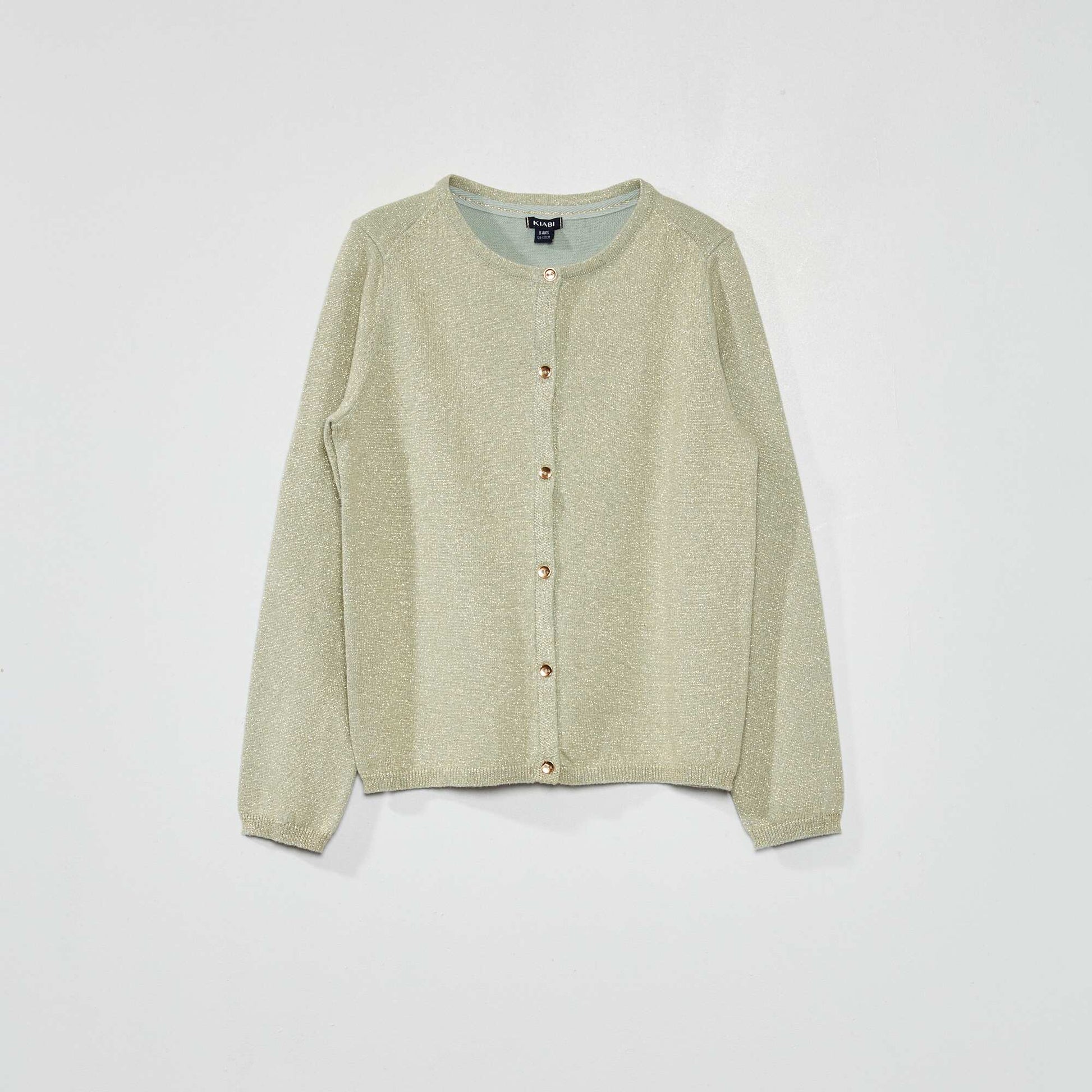 Gilet boutonn fantaisie Bleu