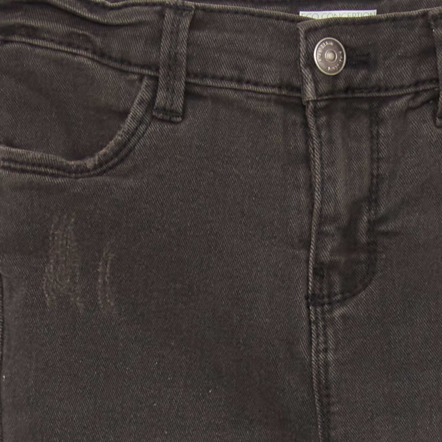 Pantalon denim slim Noir