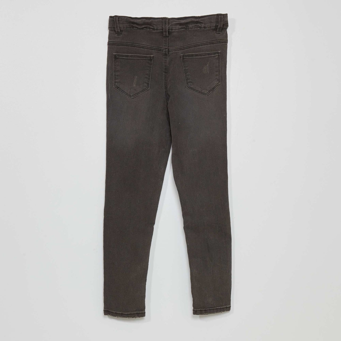 Pantalon denim slim Noir