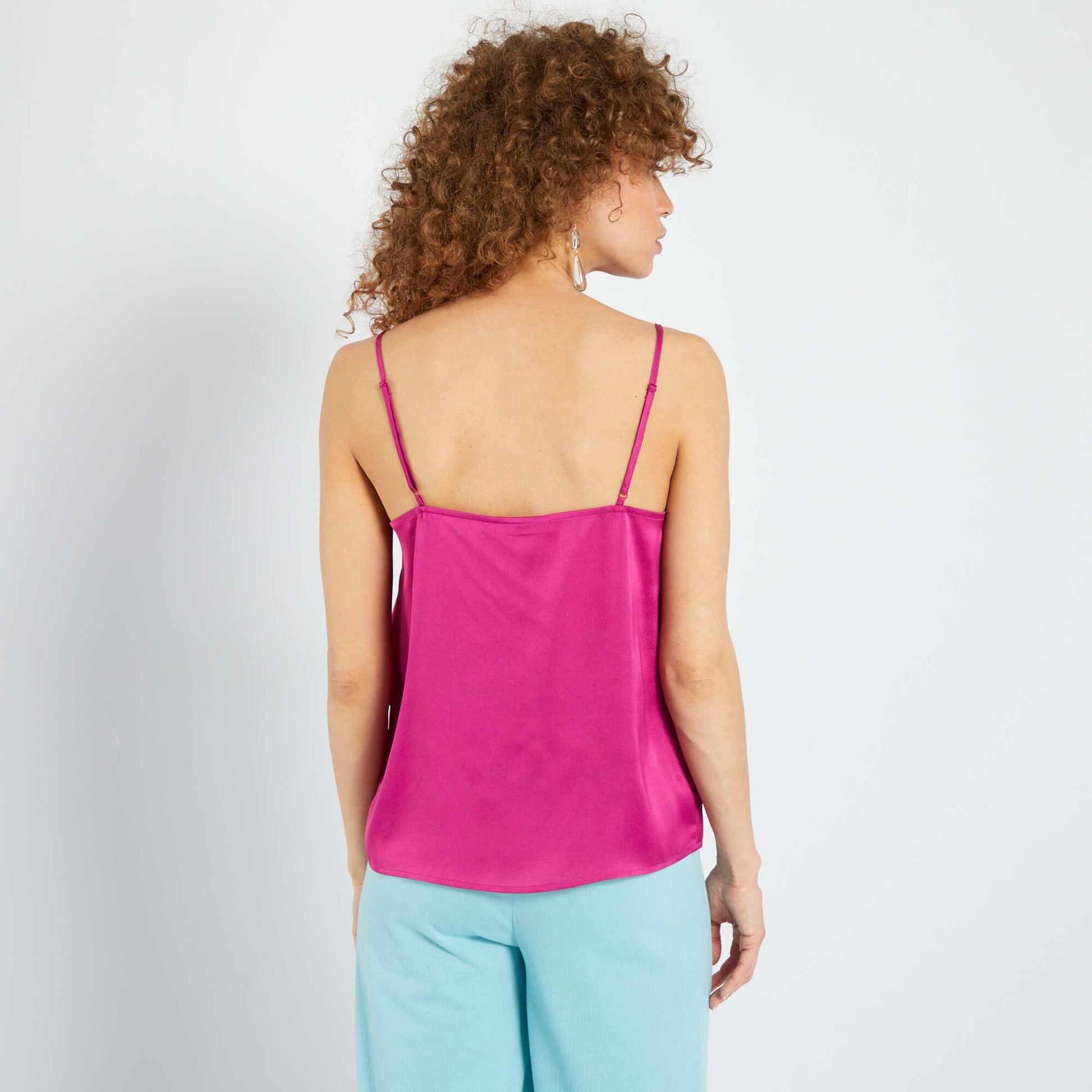 Top fluide Fuschia